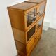 Old MD storage furniture bookcase design Martin Dupuis light oak 1950s vintage