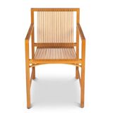 Ruud Jan Kokke. Pair of minimalist oak armchairs. 1980s.