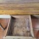 Patinated fir farmhouse table