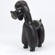 Charming figurine sculpture of a poodle dog by Leopold Anzengruber, Austria, 1950s.
