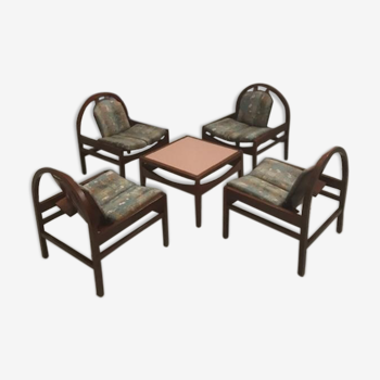 Argos together 4 armchairs with coffee table