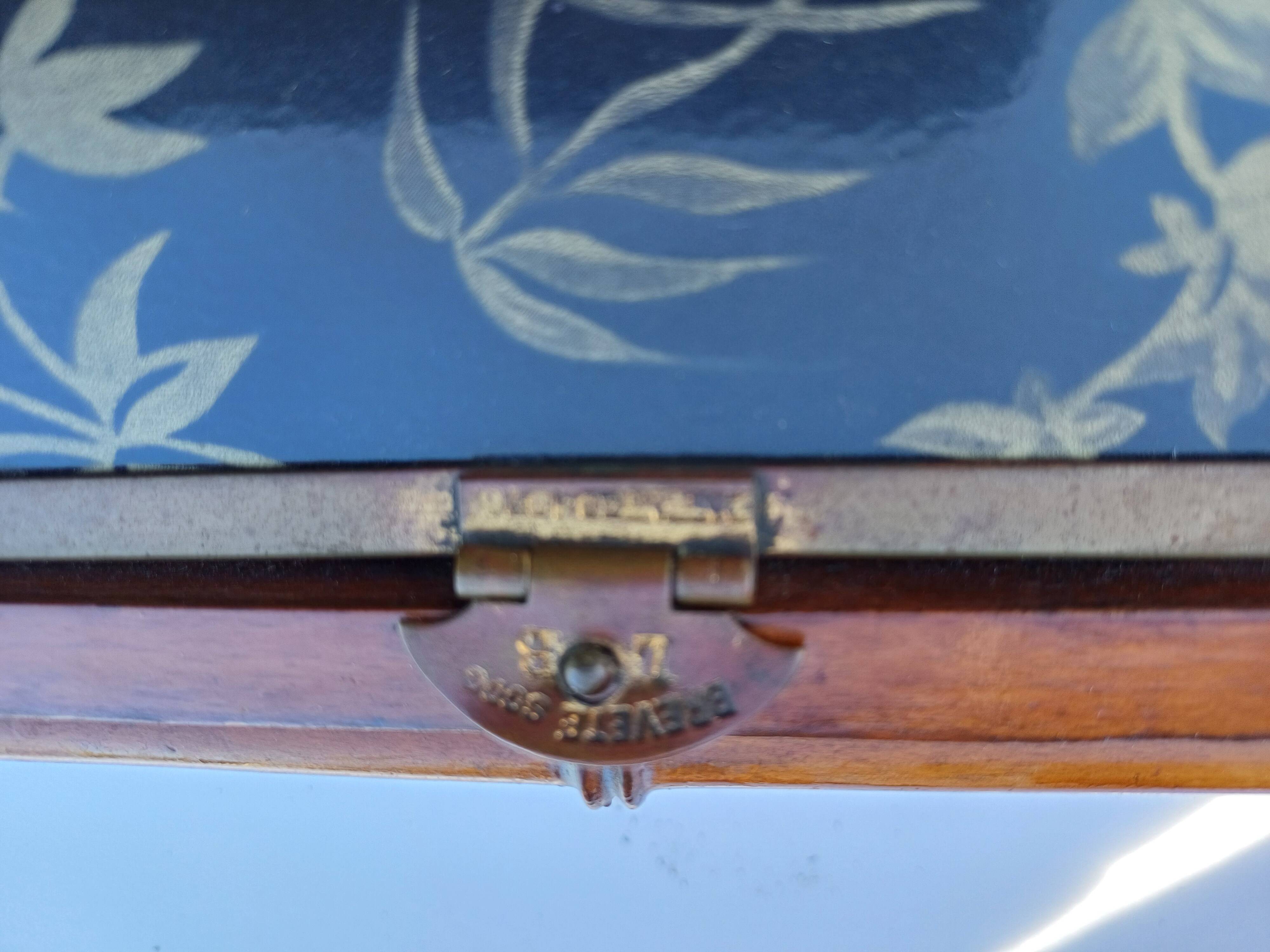 Miroir Triptyque 1876 : L.B