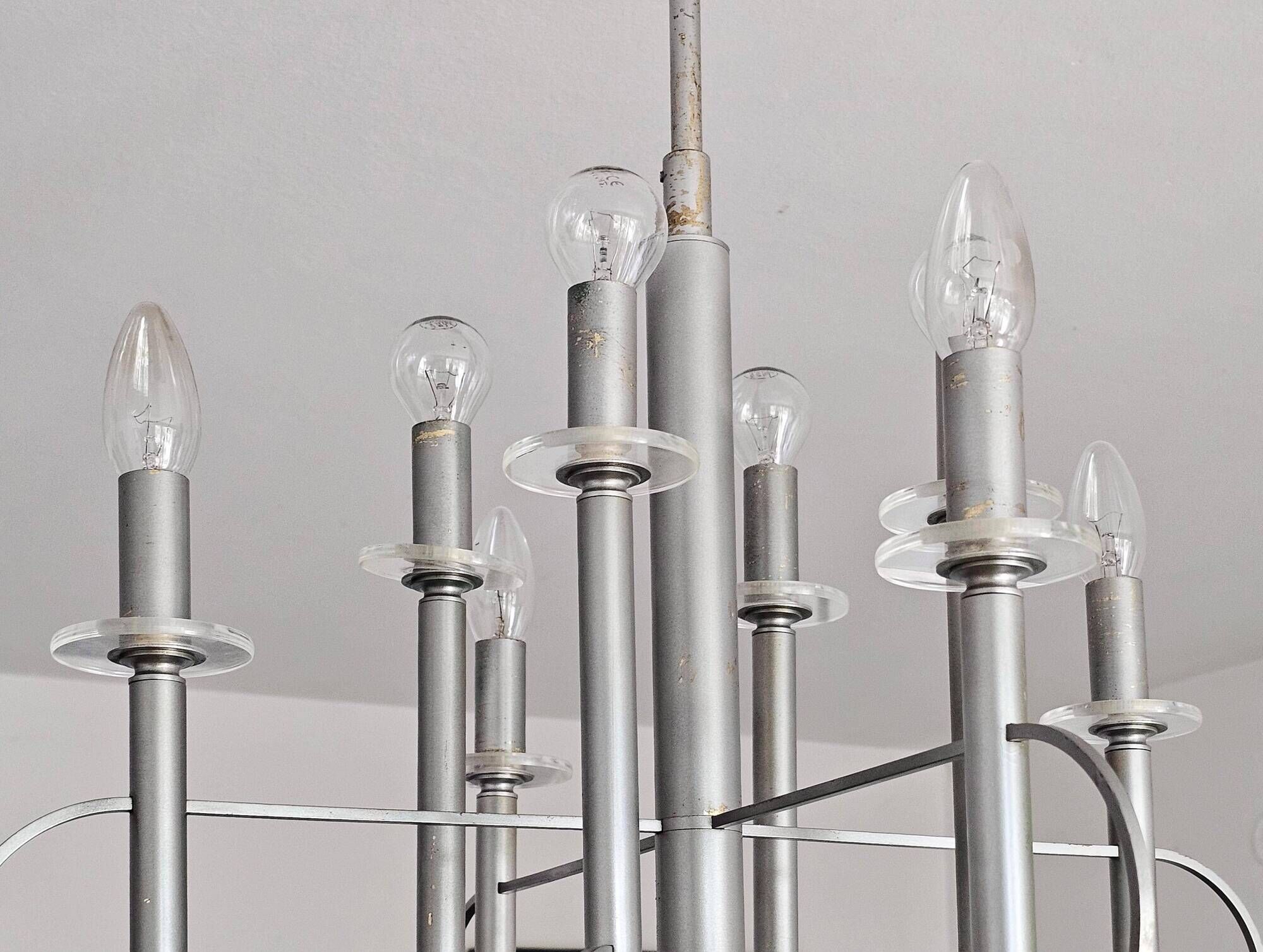 Lustre Space Age in the shape of an atom by Gaetano Sciolari, 1970s.
