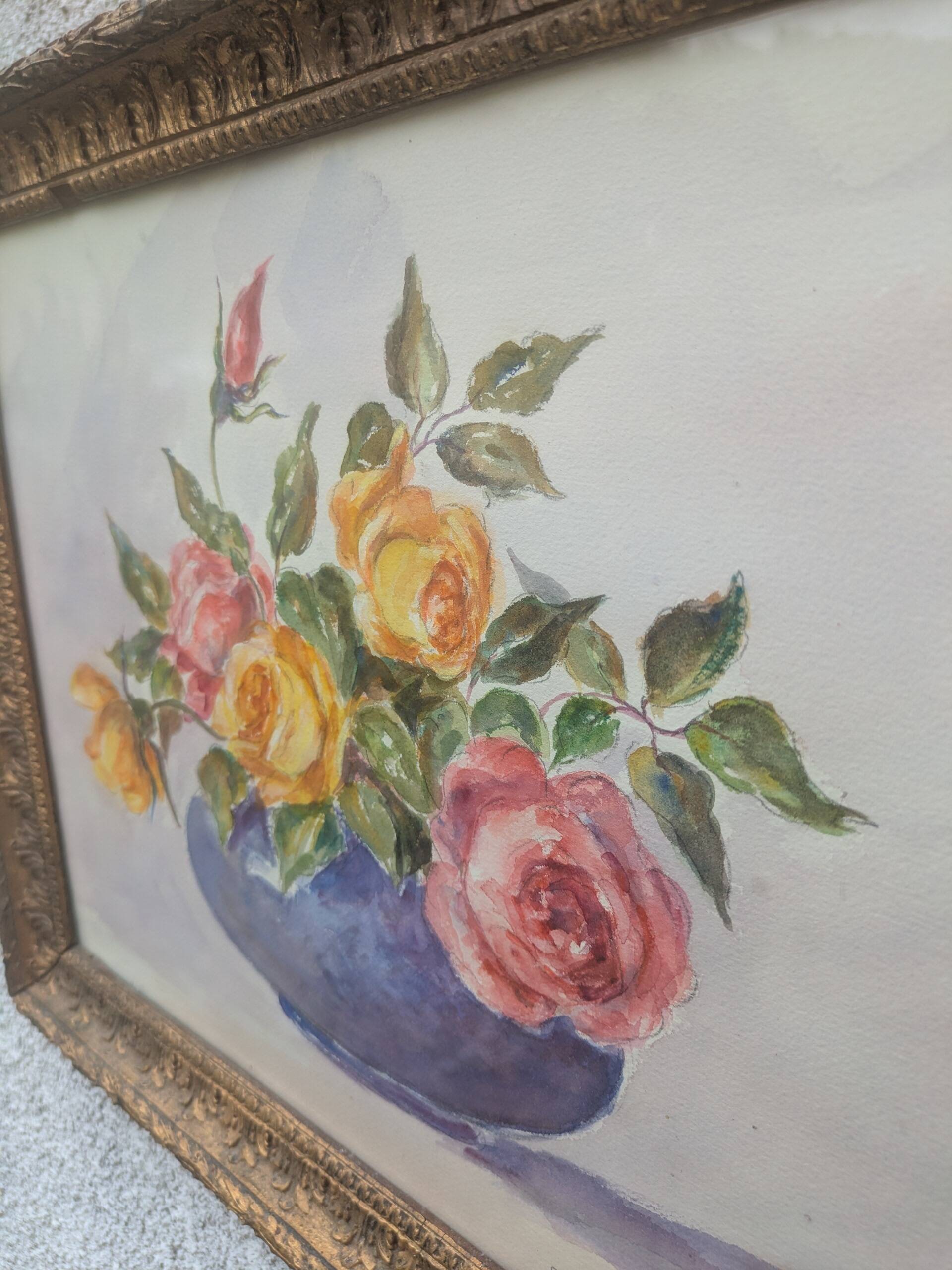 Watercolor, bouquet
