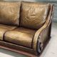 Canapé vintage cuir cognac