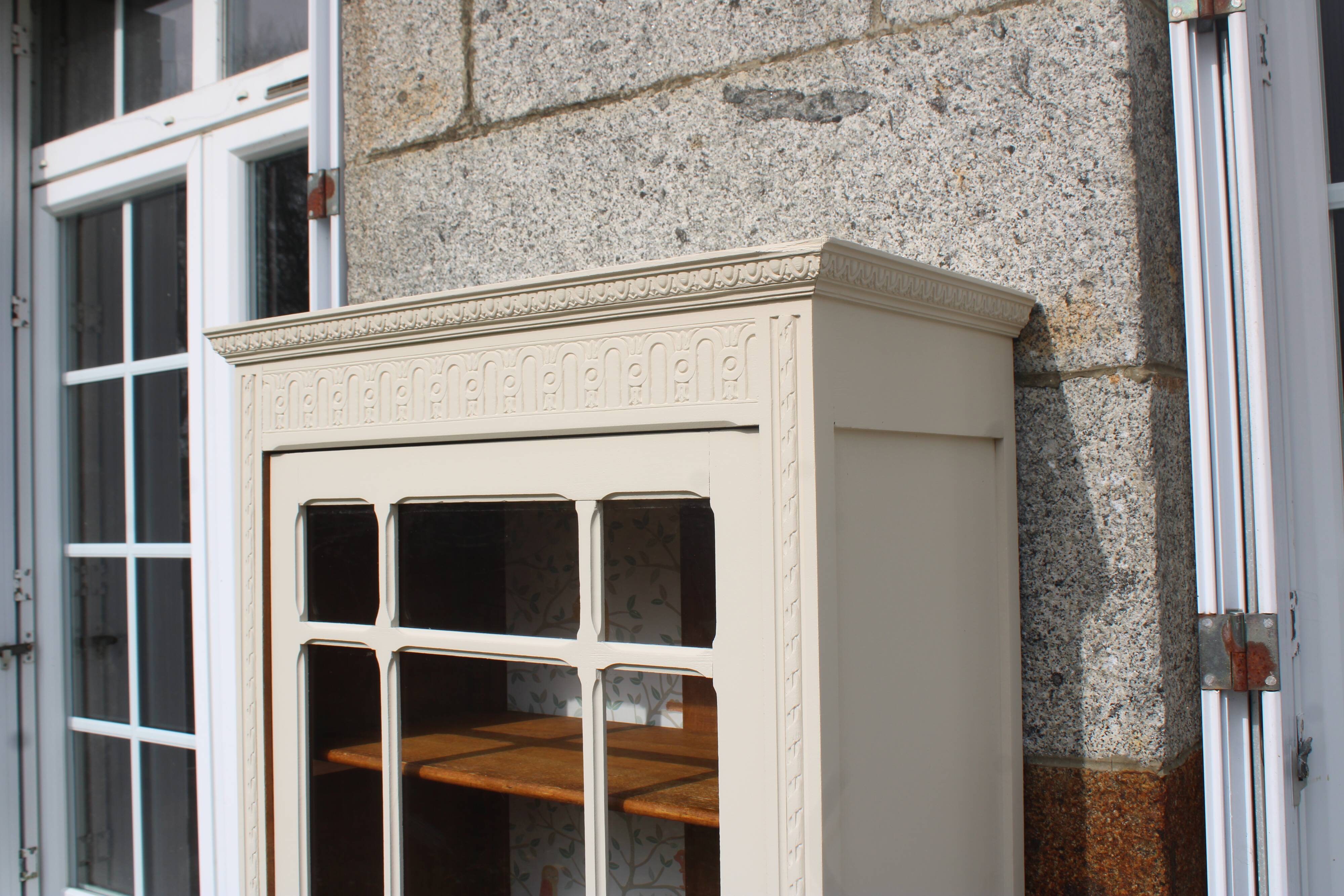 Antique Art Deco display cabinet – Camomille Libéron – 162 cm