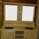 cabinet for 2 basins - 2 doors - mirror