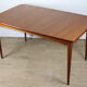 Table de repas extensible vintage en teck – années 60
