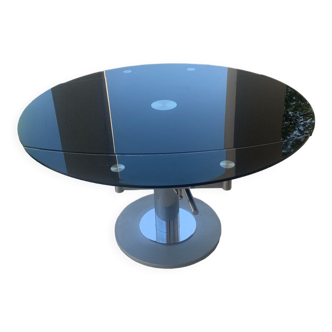 Table verre trempé diamètre 130 cm