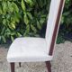 Set of 4 Vintage Mid-Century Modern Chairs with tapered metal legs.