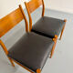 Pair of Italian design chairs by Consorzio Sedie Friuli, 1960s.
