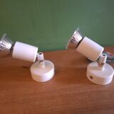 Two spotlights, wall lights, vintage 90s