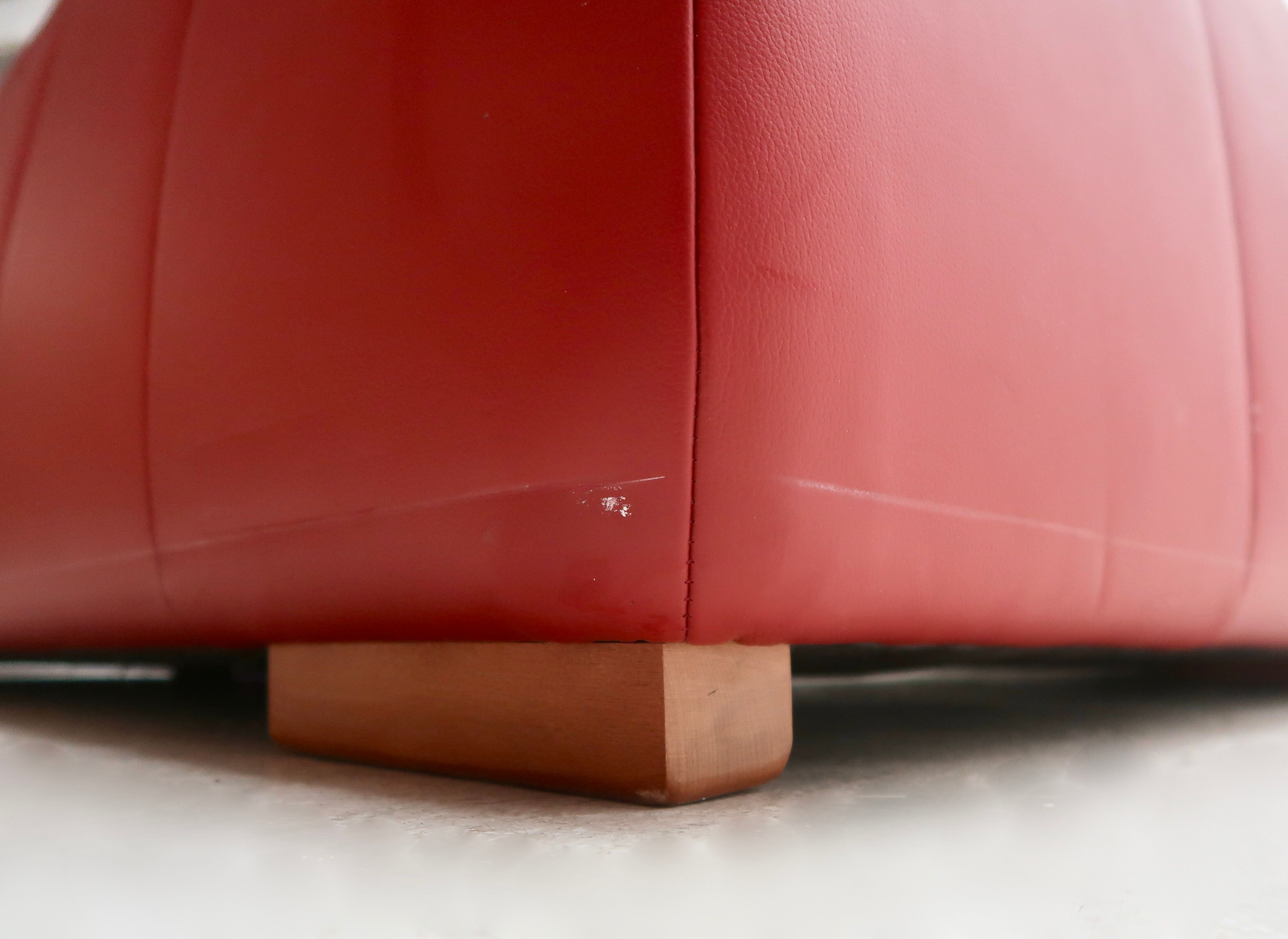 Ewald Schillig leather sofa, 2000s