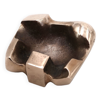 Modernist bronze ashtray by Jacques Lauterbach, 1950s