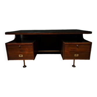 Bureau vintage au design moderne, années 1970.