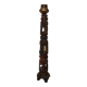Large African art tower lamp base unique piece