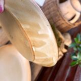 Set of 2 oval stoneware dishes