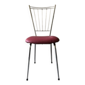 Chaise vintage métal