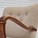 1960s, Danish design, armchair in quality furniture wool fabric.
