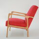 Fauteuil kadr framboise