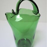 blown glass pitcher, Italian work, 1960s