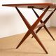 Table Scandinave Vintage, haute et basse, en Teck par Frederik Kayser 1960.
