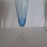 5 Murano champagne flutes