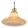 Large suspended brass luminaire from Limburg with opaline glass, Germany, 1970s.