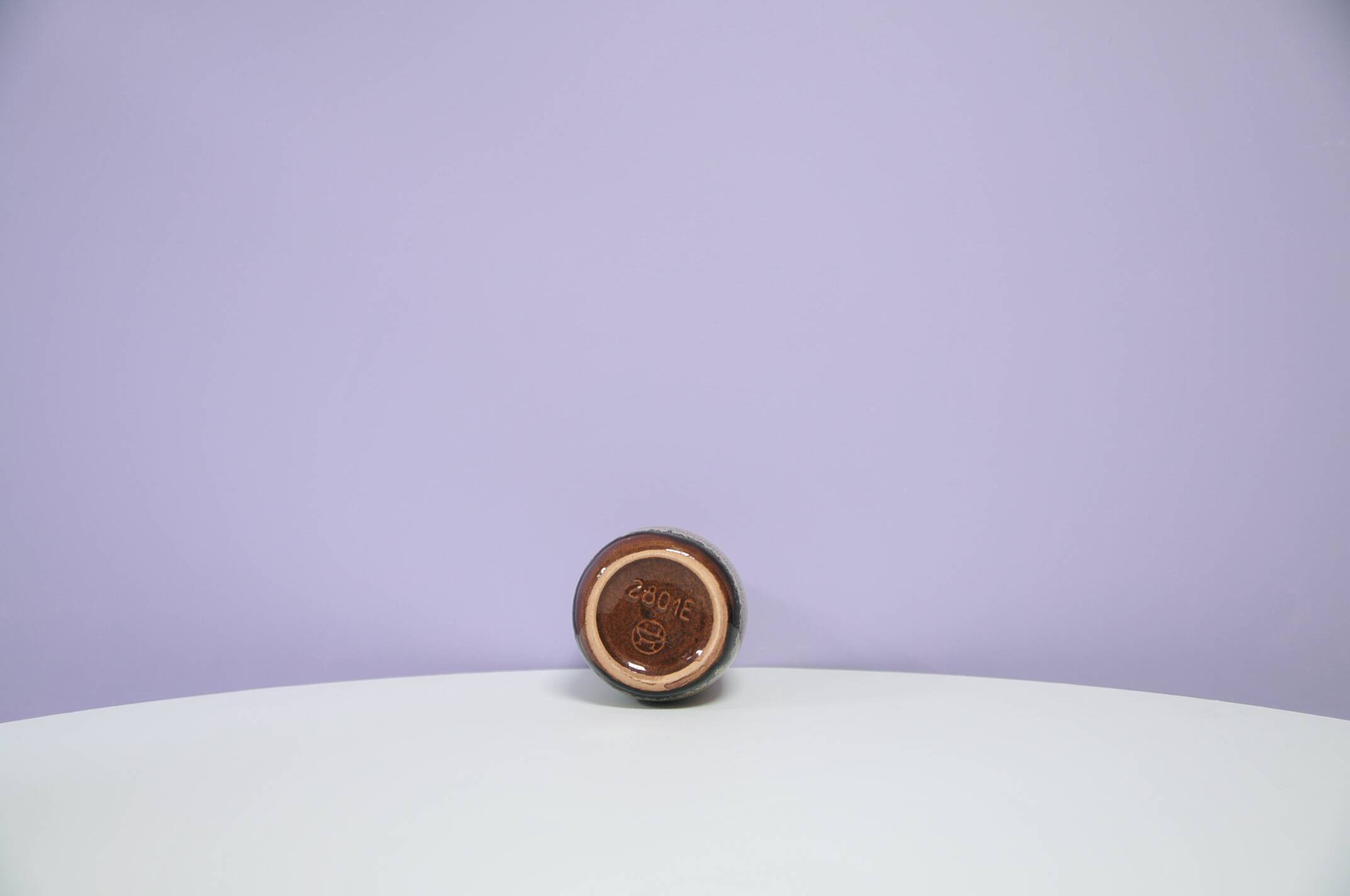 Brown speckled West Germany vase