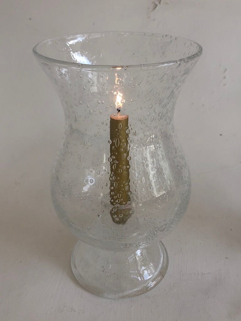 Set of 2 Biot glass photophores