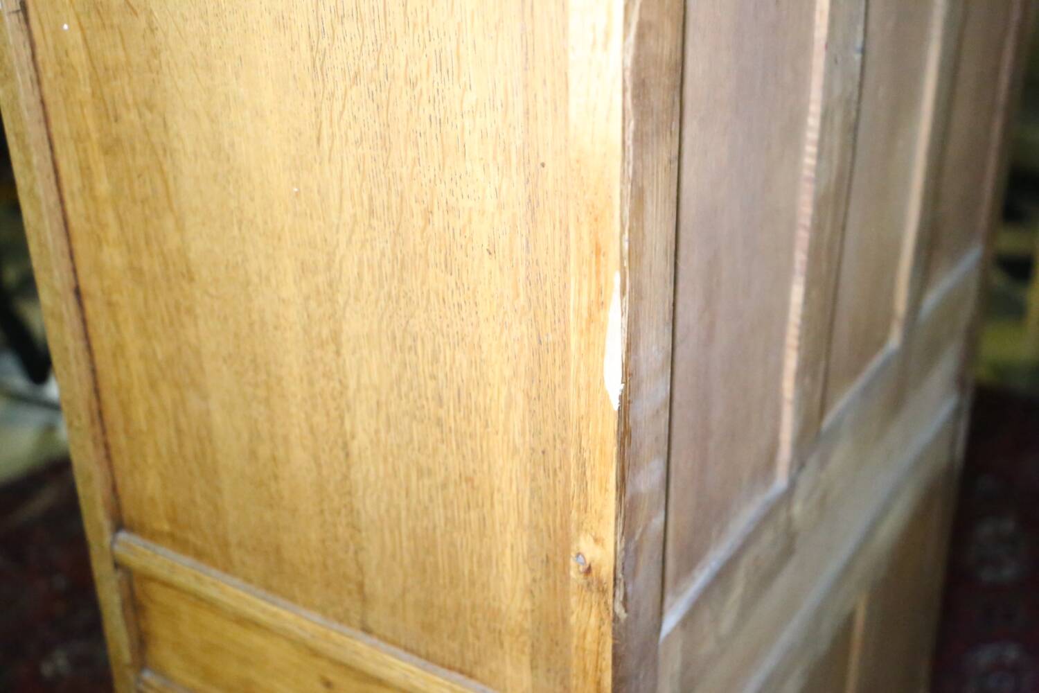 Antique oak grocery furniture