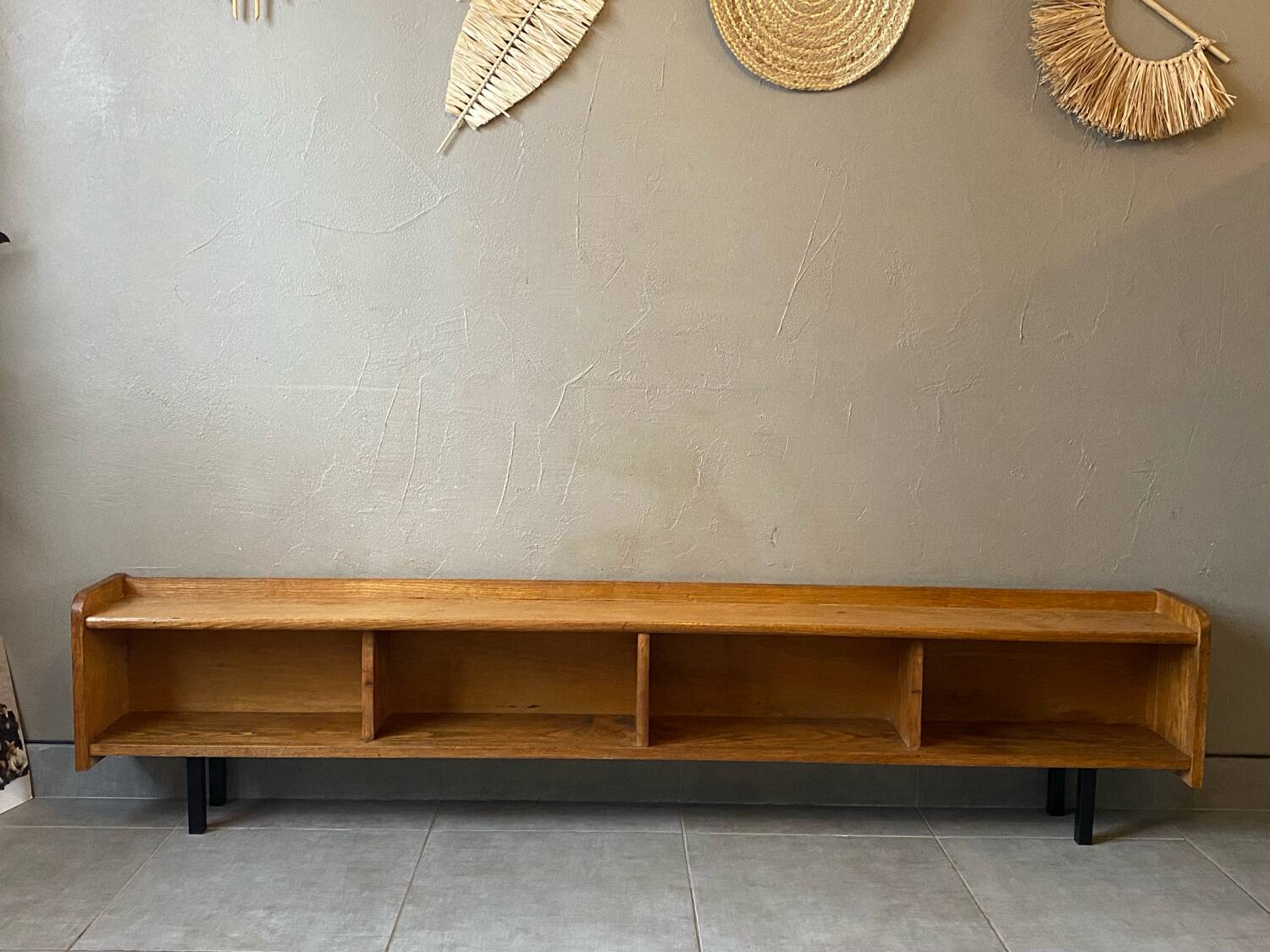 Vintage wooden sideboard (shallow)