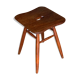 Tabouret teck massif vintage Ercol