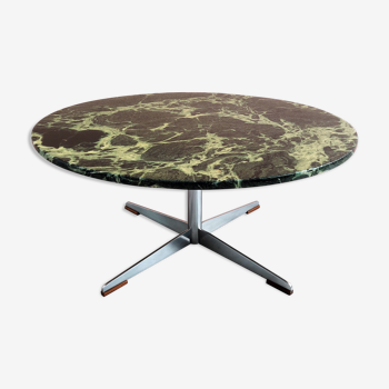 Table basse en marbre vert, années 1960.