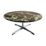 Table basse en marbre vert, années 1960.