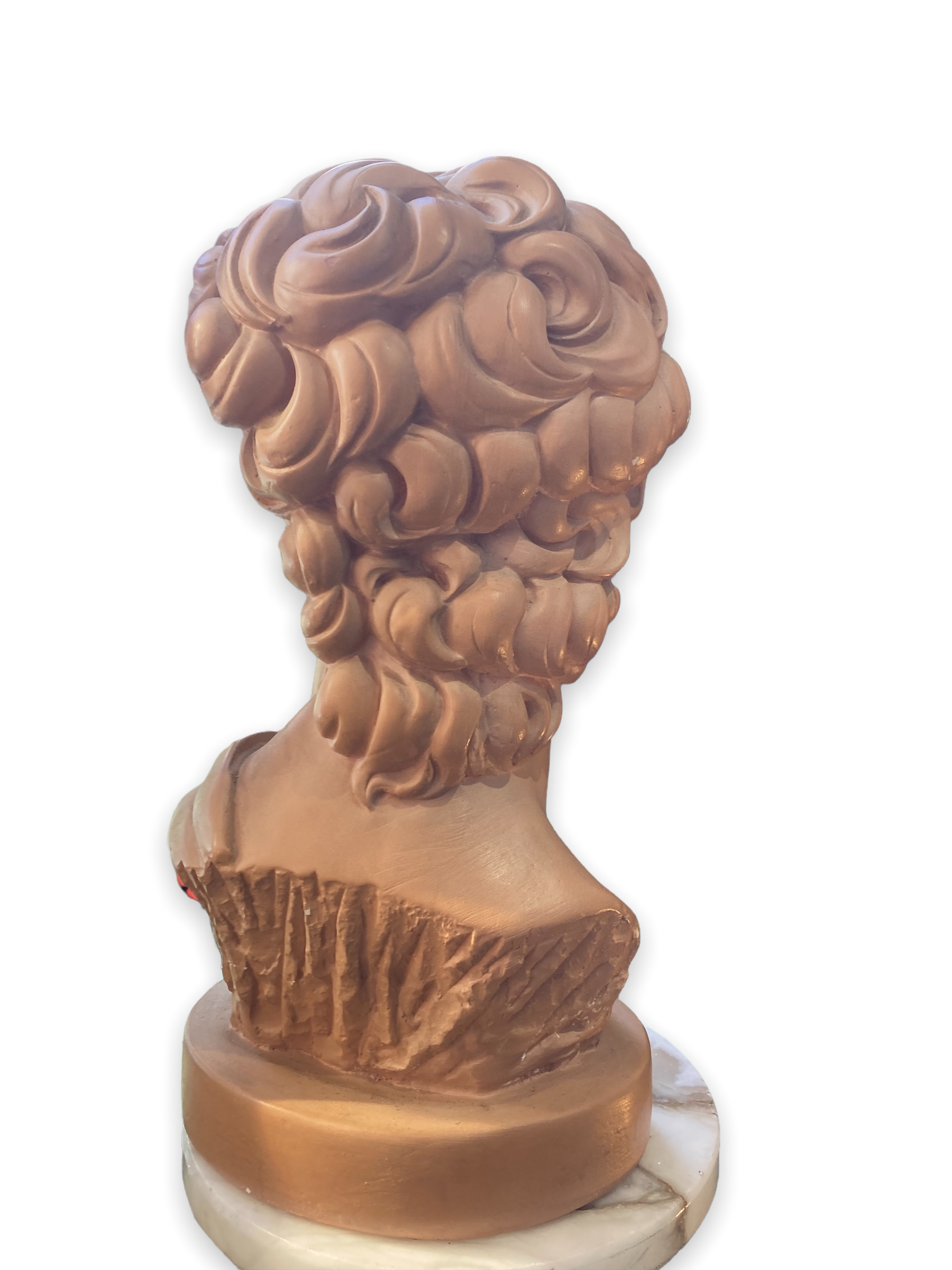 Bust David in plaster