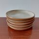 Set of 5 stoneware dessert plates