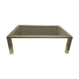 Table low brass brushed 1970