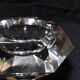 High octagonal diamond ashtray in solid crystal Flavio Poli style - 1970s