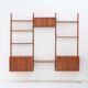 Wall unit with 3 bays 'Cado' by Poul Cadovius