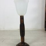 Brutalist art deco lamp