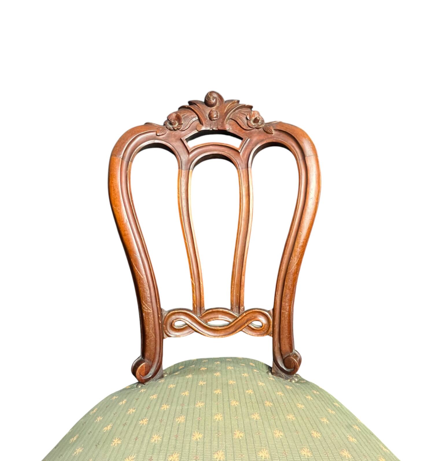 Paire de chaises en acajou époque Napoléon III fin XIXème