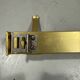 Gold coloured aluminium wall coat racks 1960’s