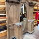Large oak cloakroom