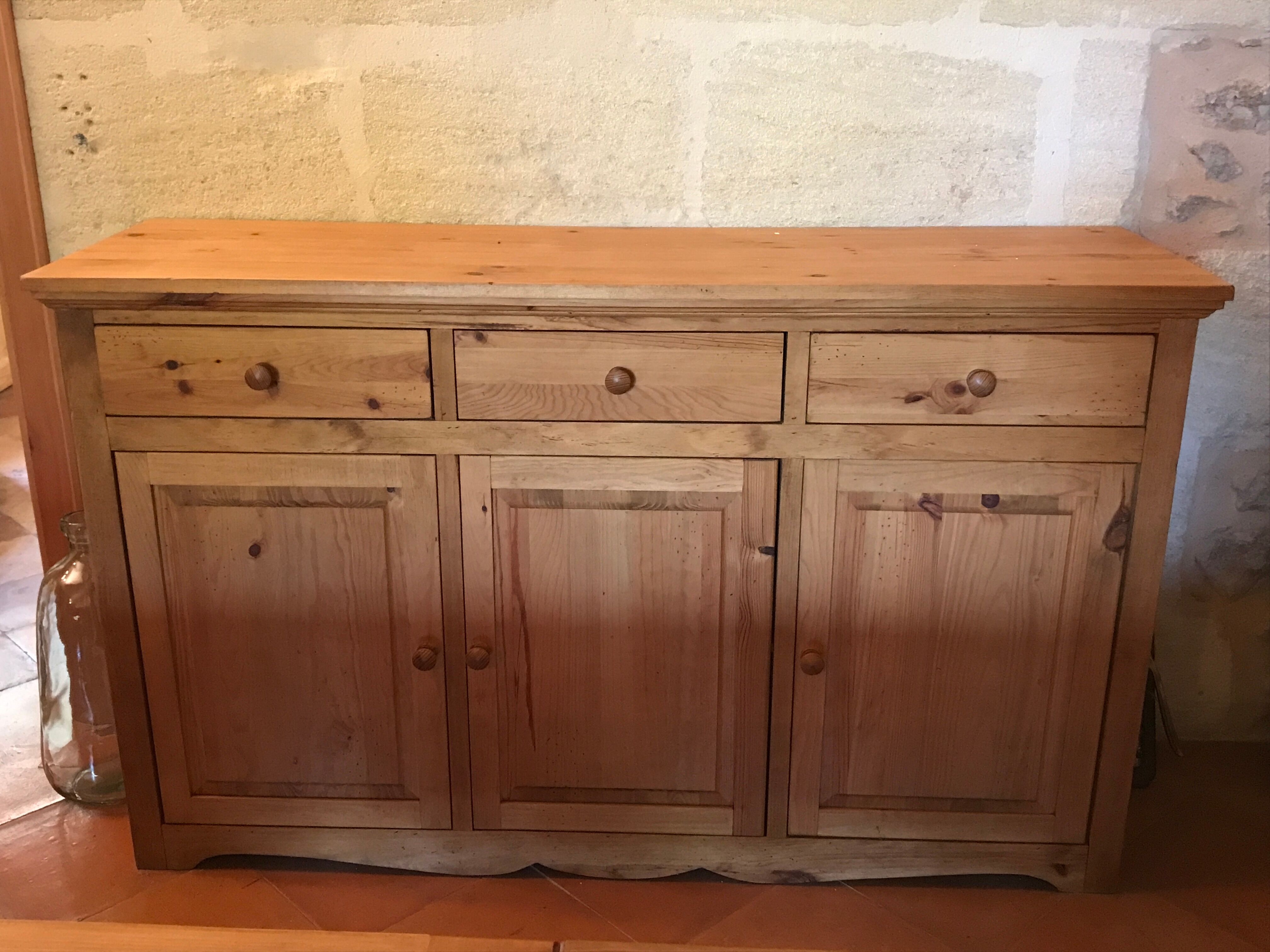 Solid wood cabinet 2 bodies