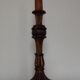 Vintage carved wooden lamp