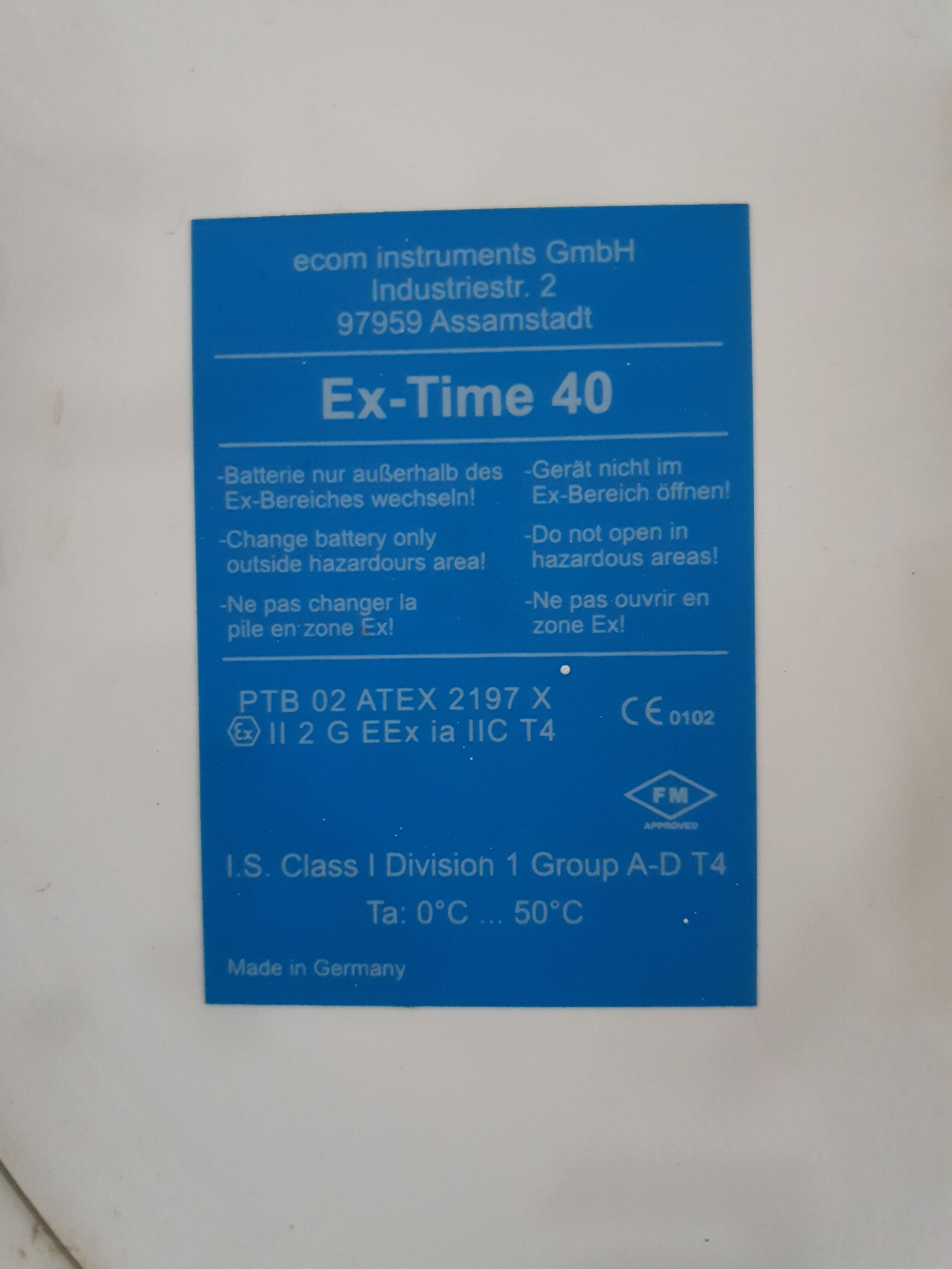 Atex Ecom Industrial Clock