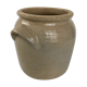 Pot en grès beige
