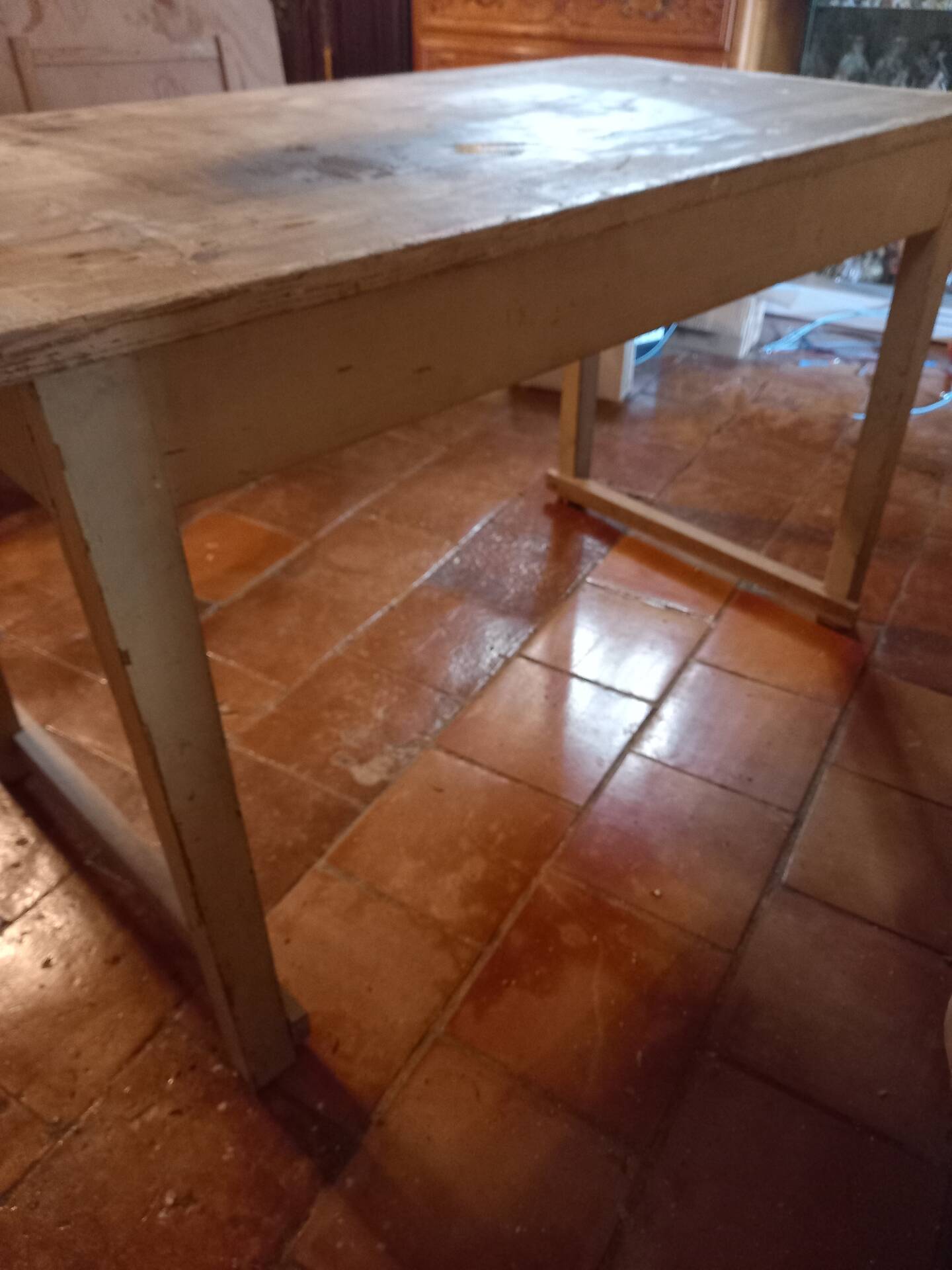 Rustic kitchen table
