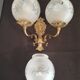 Brass wall lamp